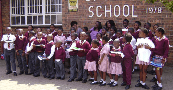 Soweto Students at Peter Claver School