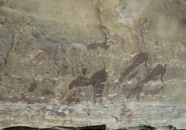 Rock drawings, Drakensberg