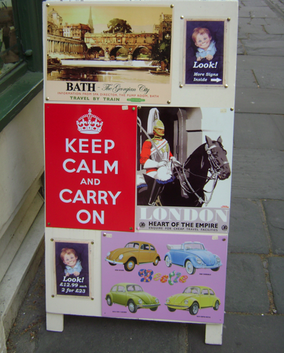 Keep Calm and Carry On, Bath, England