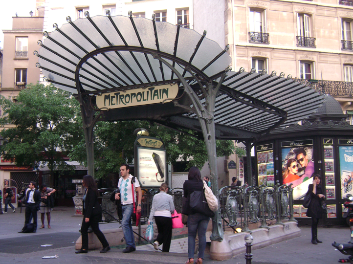 Entrance to Chatelet Metro Station, Paris