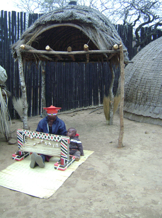 Zulu woman and child.