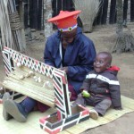 Zulu woman and child