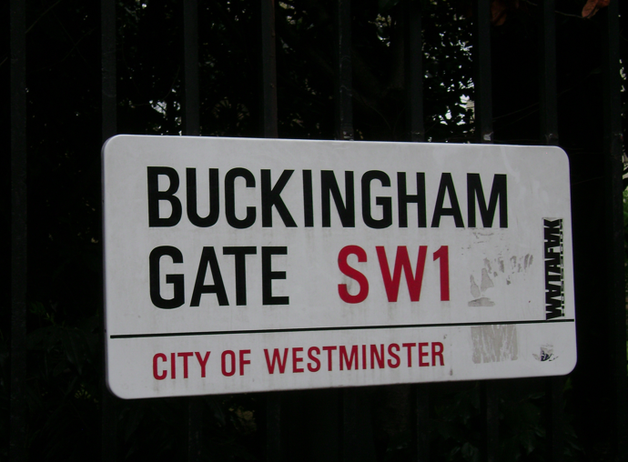 Street Signs - Buckingham Gate SW1
