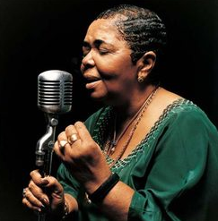 Cesaria Evora, photo from the Internet
