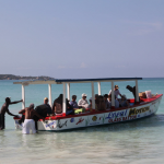 Negril beach scene