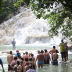Climbing Dunn's River Falls