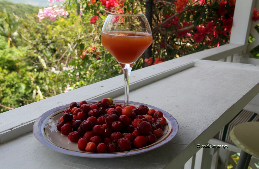 Cherries, cherry drink